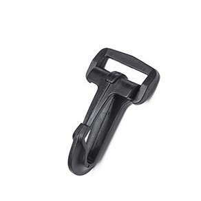 Карабін 25 мм Standard Snap Hook WJ Woojin Plastic ацетал, колір Чорний