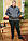 Чоловіча сіра толстовка худі з капюшоном Grand la Vita турецький трикотаж батал великі розміри, фото 4