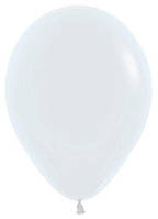 Воздушные шары пастель белый 12" (30 см) Китай