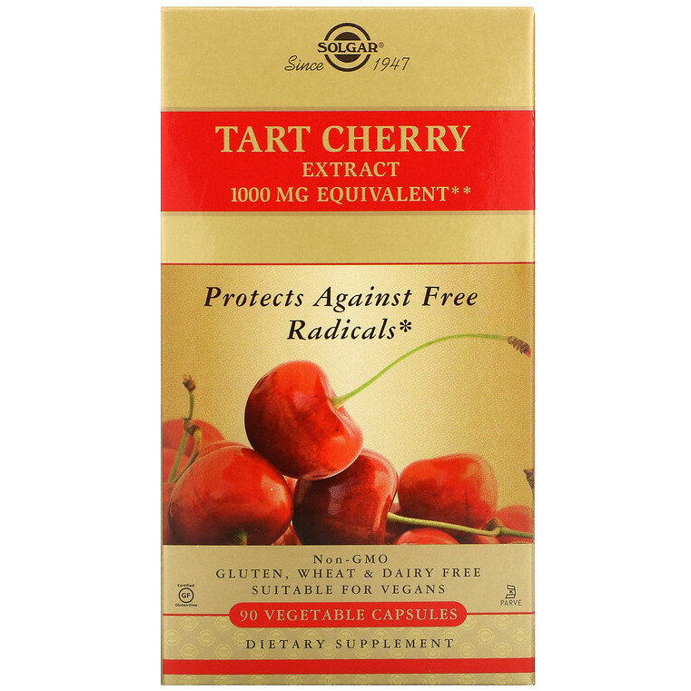 SOLGAR "Tart Cherry Extract" (90 капсул) - Купить экстракт терпкой ...