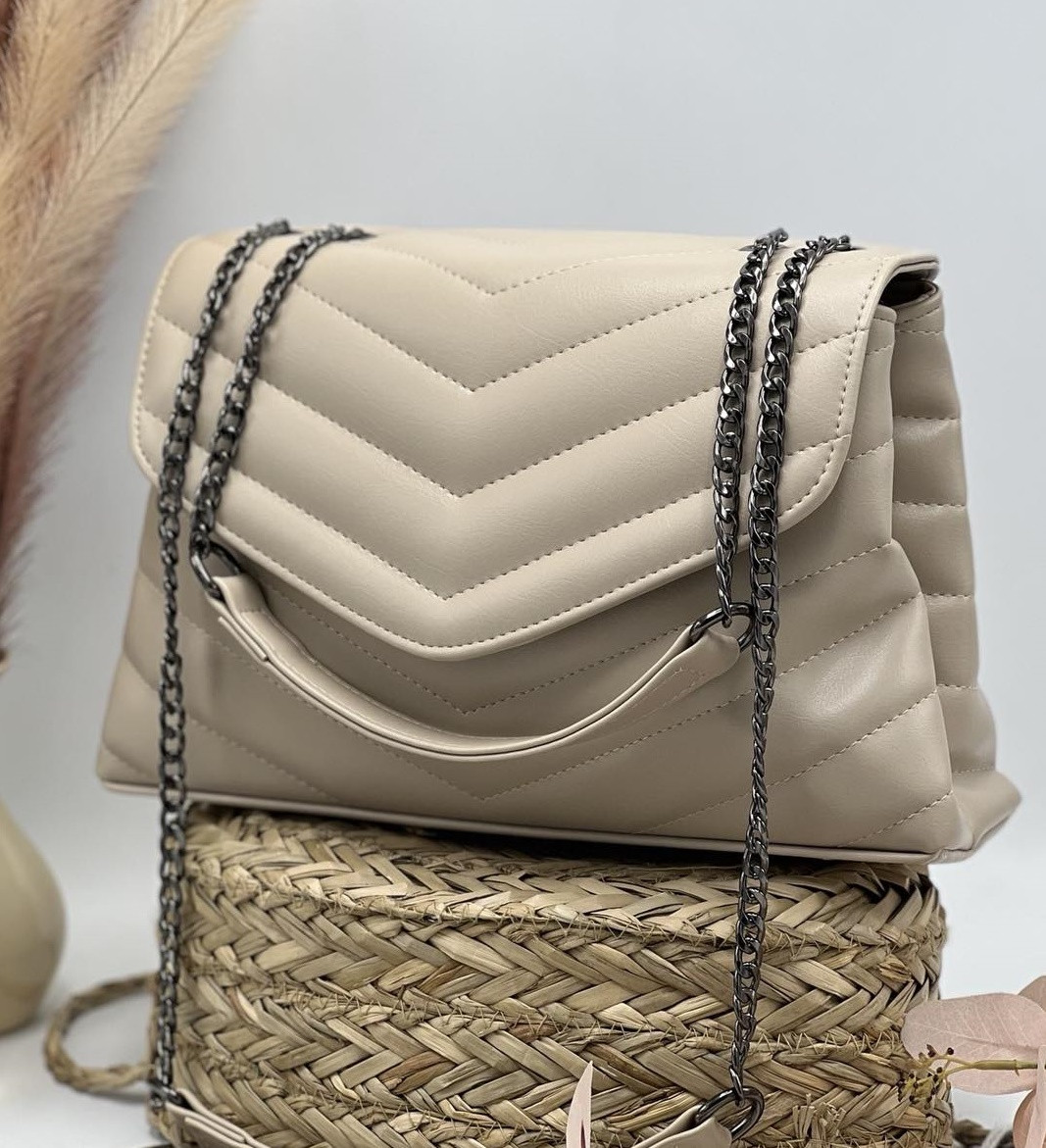 Женский сумка на плечо 1721 Beige Женские клатчи от Украинского производителя купить LUCK SHERRYS