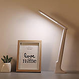 Настільна світлодіодна LED лампа світильник Tablelamp біла, фото 5