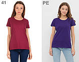 Жіноча футболка Fruit of the loom Valueweght Ladies 100% бавовна приталені однотонна Зелений меланж, S, фото 10