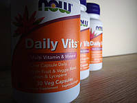 Комплекс вітамінів на кожен день Мультивітаміни Daily Vits Now Foods 30 капсул