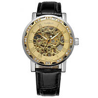 Winner 8012C Diamonds Automatic Black-Silver-Gold