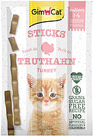 420448 GimCat Kitten Sticks палички з індичкою і кальцієм для кошенят, 3 шт