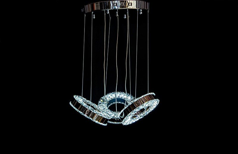 Сучасна підвісна люстра 7270-10SS, фото 1