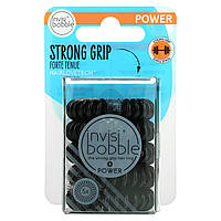 Invisibobble, Power, Strong Grip, кольцо для волос, черный, 5 шт. В упаковке - Оригинал