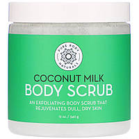 Pure Body Naturals, скраб для тела с кокосовым молоком, 340 г (12 унций) - Оригинал