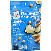 Gerber, Whipped Melts, Banana Pear, Crawler, 10+ Months, 1.0 oz (28 g) - Оригинал