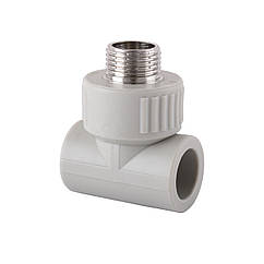 Трійник зовнішня різьба Kalde PPR ф25х3/4 2017 (000016005)