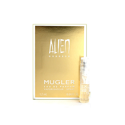 Оригінальний пробник жіночих парфумів Thierry Mugler Alien Goddess 1,2ml, східний пудровий аромат