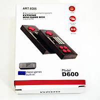 Ігрова приставка Денді до телевізора D600 HDMI з бездротовими джойстиками дитяча консоль, фото 9