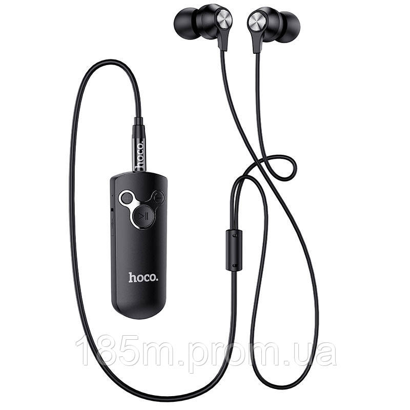 Навушники HOCO E52 с беспроводным аудио ресивером BT5.0 90mAh Black - фото 1 - id-p1585880468