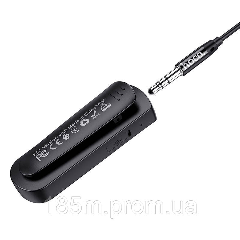 Навушники HOCO E52 с беспроводным аудио ресивером BT5.0 90mAh Black - фото 2 - id-p1585880468