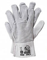 Сварочные кожаные перчатки краги термостойкие, размер 10 Virok 83V011