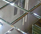 Дзеркальна плитка 100см х 100см з фацетом трикутник срібло, фото 5