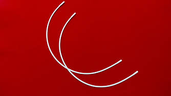 Кісточки для бюстгальтера PET №260 плоскі