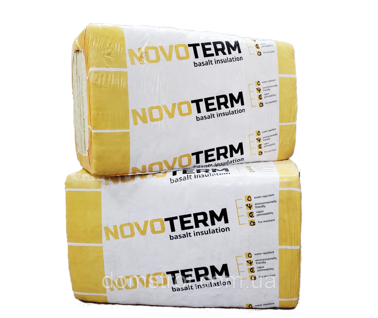 Утеплювач базальтовий Novoterm Лайт Novoterm 45 кг. м. куб. 100мм. (3,6 м. кв.)