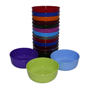 Піала-креманка-салатник фуршетна склоподібна кругла 160 мл (9×5 см) 102 шт/уп різні кольори