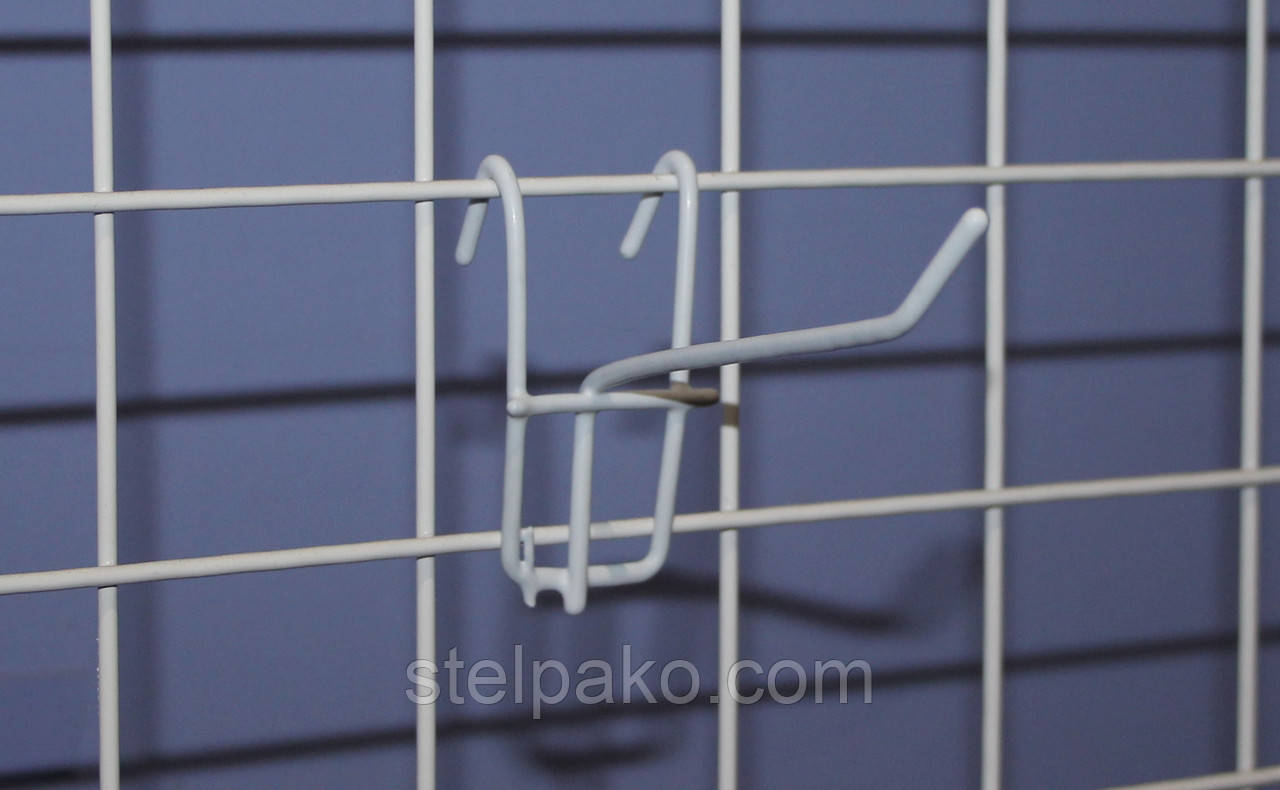 Крючок на торговую сетку одинарный (Китай) 10 см. - фото 1 - id-p552522097