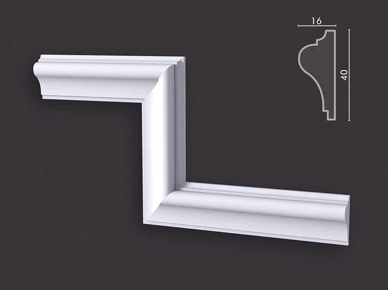 Гіпсовий молдинг-фг 18