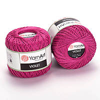 YarnArt VIOLET (Виолет) № 0075 фрез (Пряжа мерсеризованный хлопок, нитки для вязания)