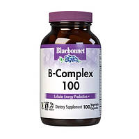 Витамины и минералы Bluebonnet B-Complex 100, 100 вегакапсул