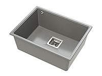 Кухонна гранітна мийка Sink Quality ARGON 60 GREY Польща (колір сірий)