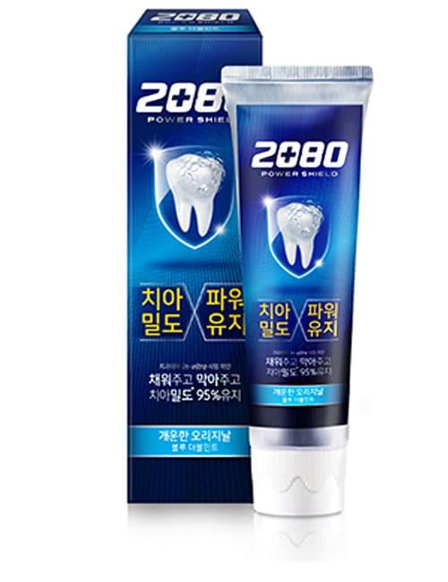 Зубная паста 2080 Power Shield Blue Double Mint Toothpaste 120г - фото 1 - id-p1585952017