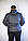 Чоловіча демісезонна куртка Massimar темно-синя батал Туреччина великі розміри, фото 2