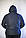 Чоловіча демісезонна куртка IFC темно-синя батал Туреччина великі розміри, фото 5