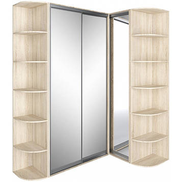 Шафа купе кутова (120х45х240 / 90х60х240) Фенікс