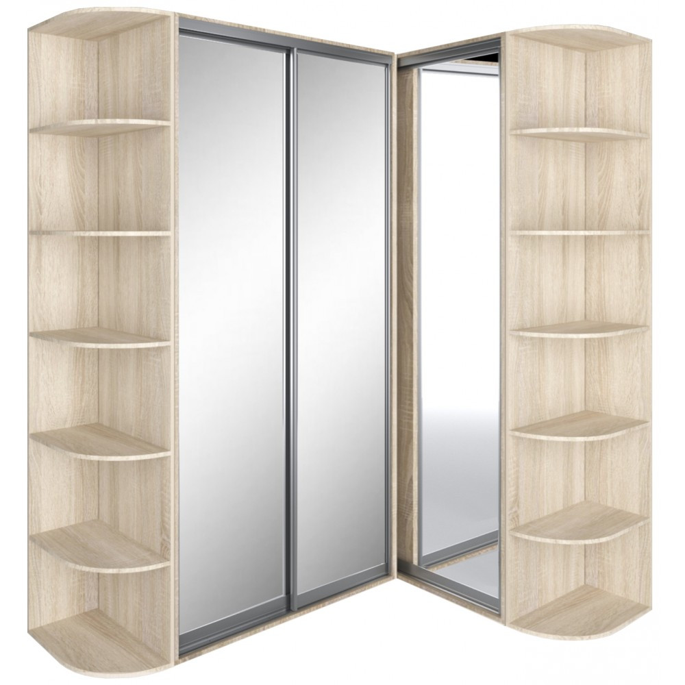 Шафа купе кутова (120х60х240 / 120х60х240) Фенікс, фото 1