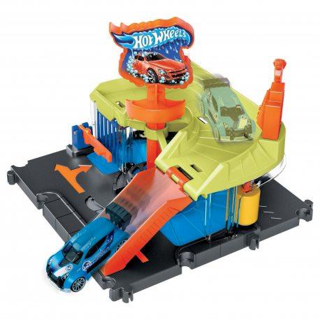 Ігровий набір Хот Вілс міні автомийка Hot Wheels City Car Wash HDR27