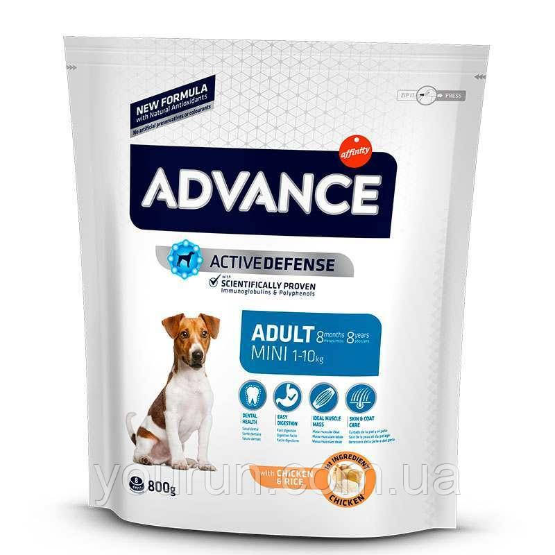 Advance (Едванс) Dog Mini Adult - Корм для дорослих собак міні порід 800 гр