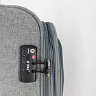 Чемодан дорожній 3 в 1 трійка 71*50 см на колесах в різних кольорах Cans Сірий, фото 3