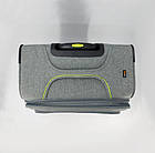 Чемодан дорожній 3 в 1 трійка 71*50 см на колесах в різних кольорах Cans Сірий, фото 5