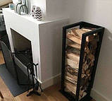 Дровниця металева / Стелаж для зберігання дров / Дровник, фото 7