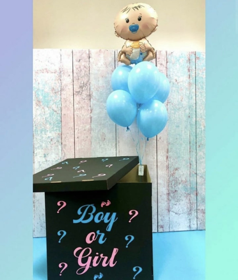 Сет гелієвих кульок "Gender party", фото 1