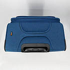 Чемодан дорожній 3 в 1 трійка 71*50 см на колесах в різних кольорах Cans Синій, фото 3