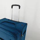 Чемодан дорожній 3 в 1 трійка 71*50 см на колесах в різних кольорах Cans Синій, фото 4