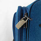 Чемодан дорожній 3 в 1 трійка 71*50 см на колесах в різних кольорах Cans Синій, фото 8