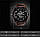 Skmei 9165 Чорні з коричневим ремінцем чоловічий класичний годинник, фото 4
