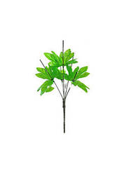 Букетна нога нога з листом півонії на 6 голів, проста, 320 мм