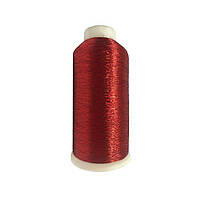 Нить вышивальная металлизированная 150D/1 3066 красный (боб 5000ярд/12боб/120боб) NITEX