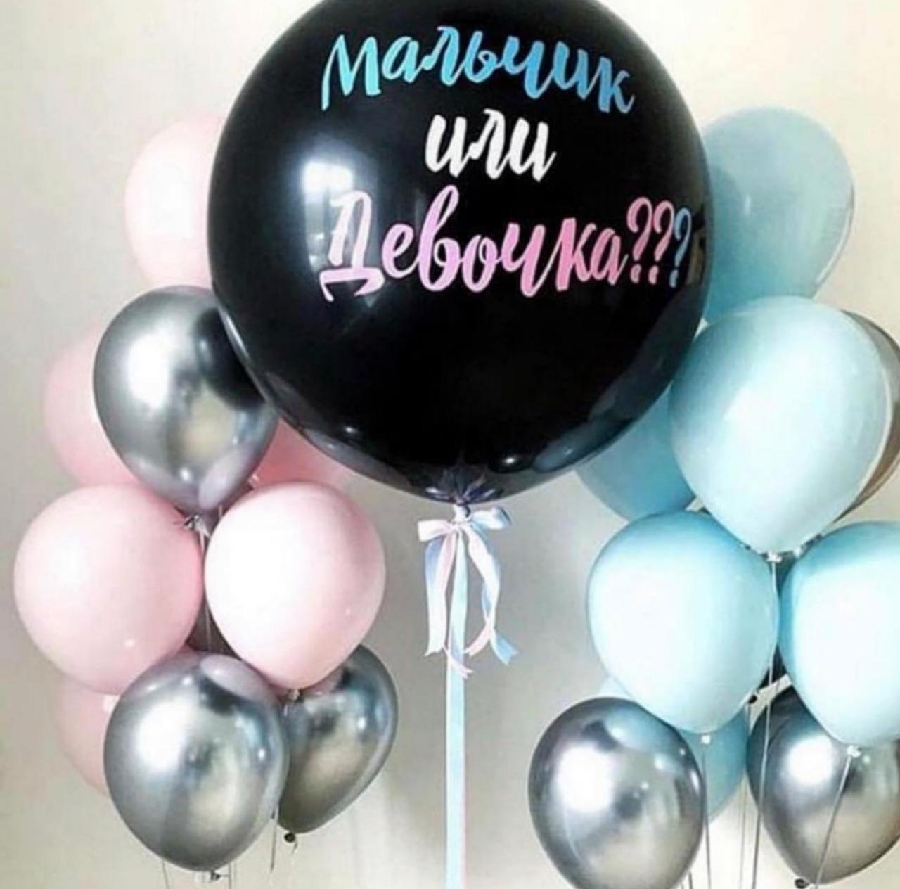 Сет гелієвих кульок "Gender party", фото 1