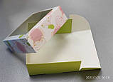 Коробка для бенто десертів 150*150*70 кольорова, фото 2