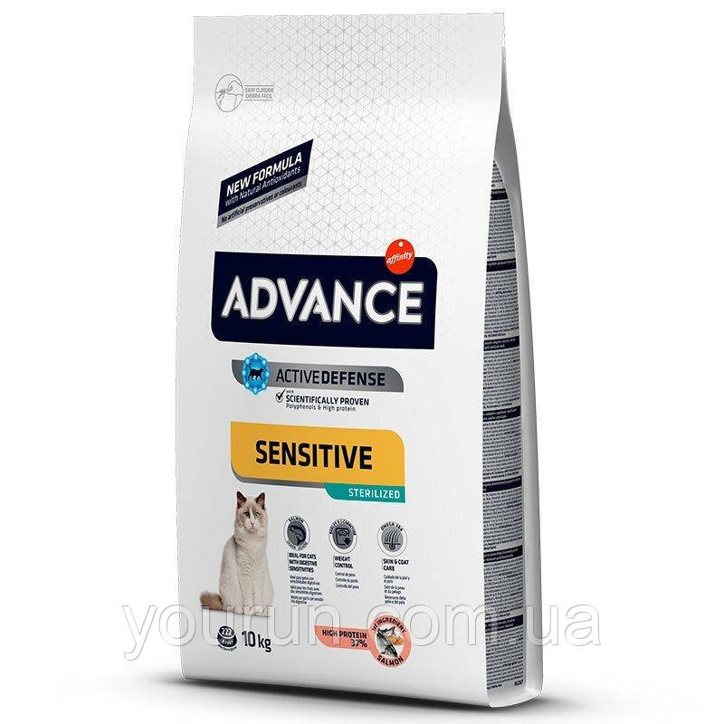 Advance Sterilized Salmon Sensitive корм для стерилізованих кішок з чутливим травленням 10 кг