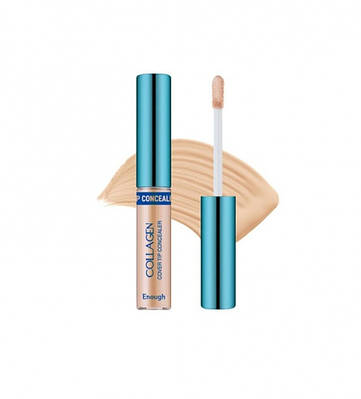 Консилер Enough Collagen Cover Tip Concealer з колагеном No 01 — світлий беж